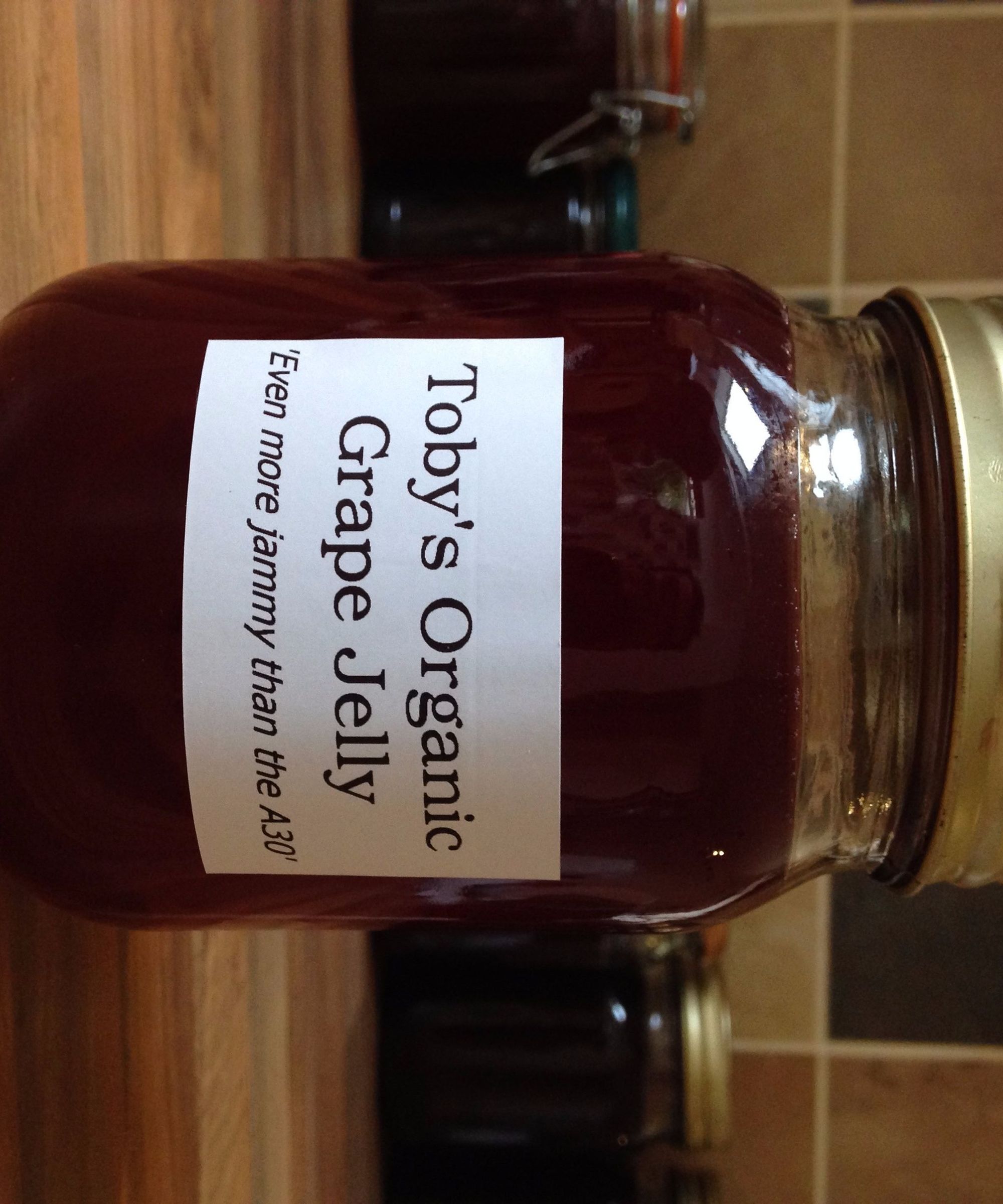 Delicious Organic Red Grape Jelly