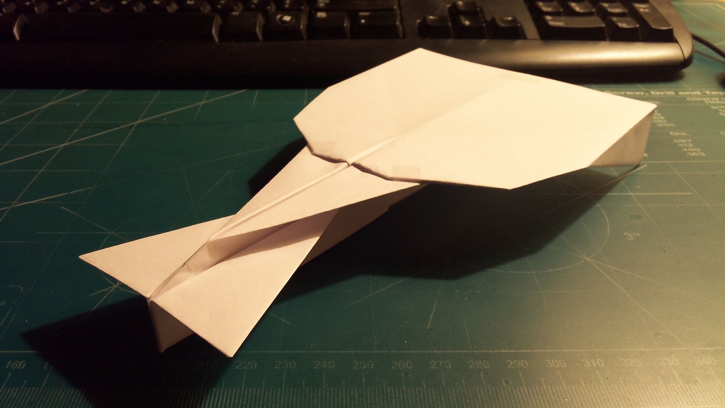 How to Make the AeroVulcan Paper Airplane