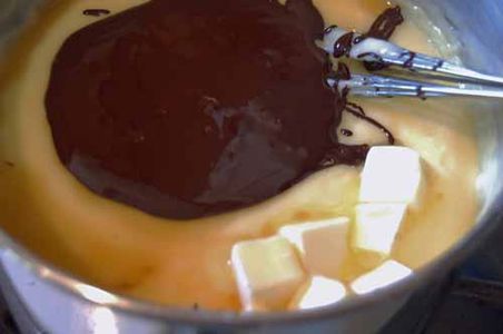 Add Chocolate, Vanilla, and Butter