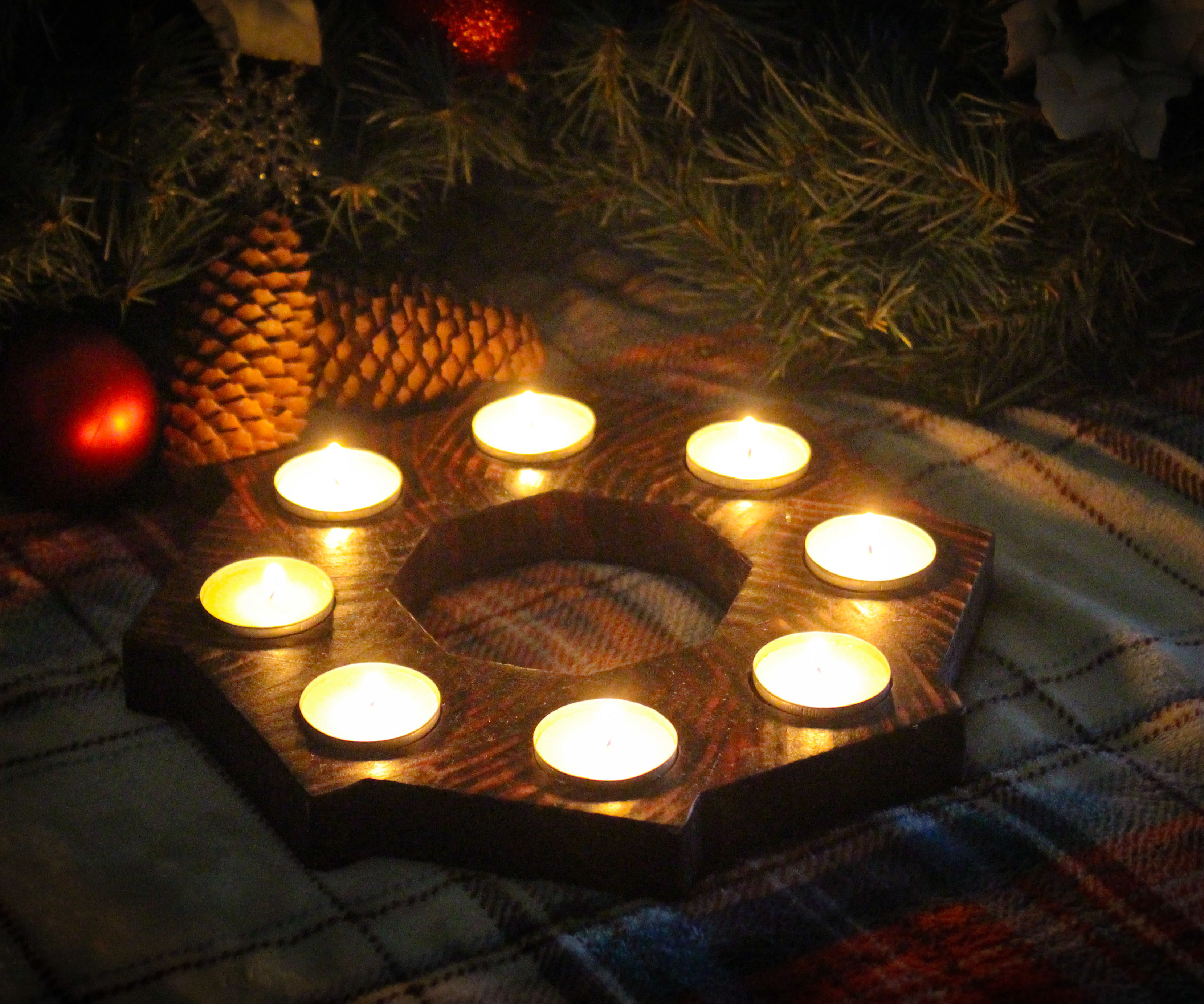 Bird's Mouth Votive Candle Holder