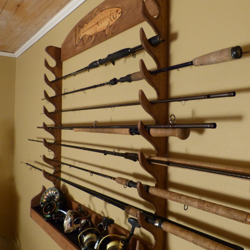 Стеллаж для хранения удочек