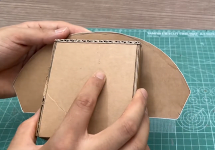 Making the Cuttings for the Card Holder