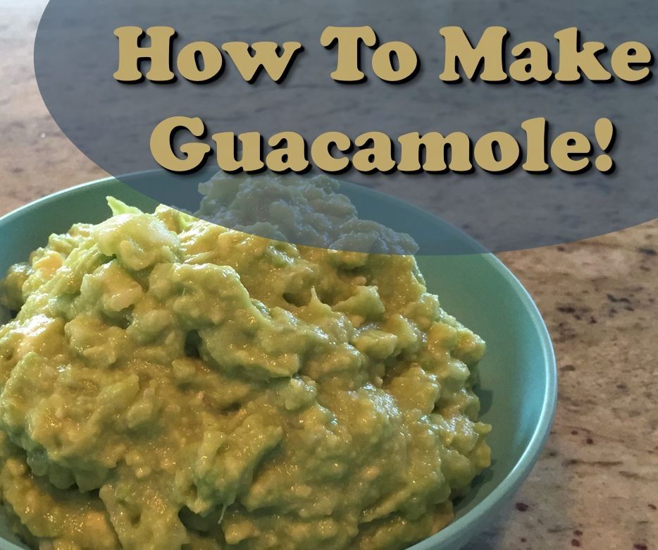 Easy 5 Ingredient Guacamole!