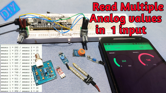 How to Read Multiple Analog Values Using One Analog Pin : 6 Steps (with ...