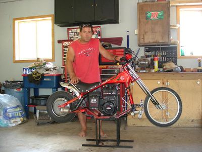 Walmart Bicycle Converted to a  Chopper Minibike