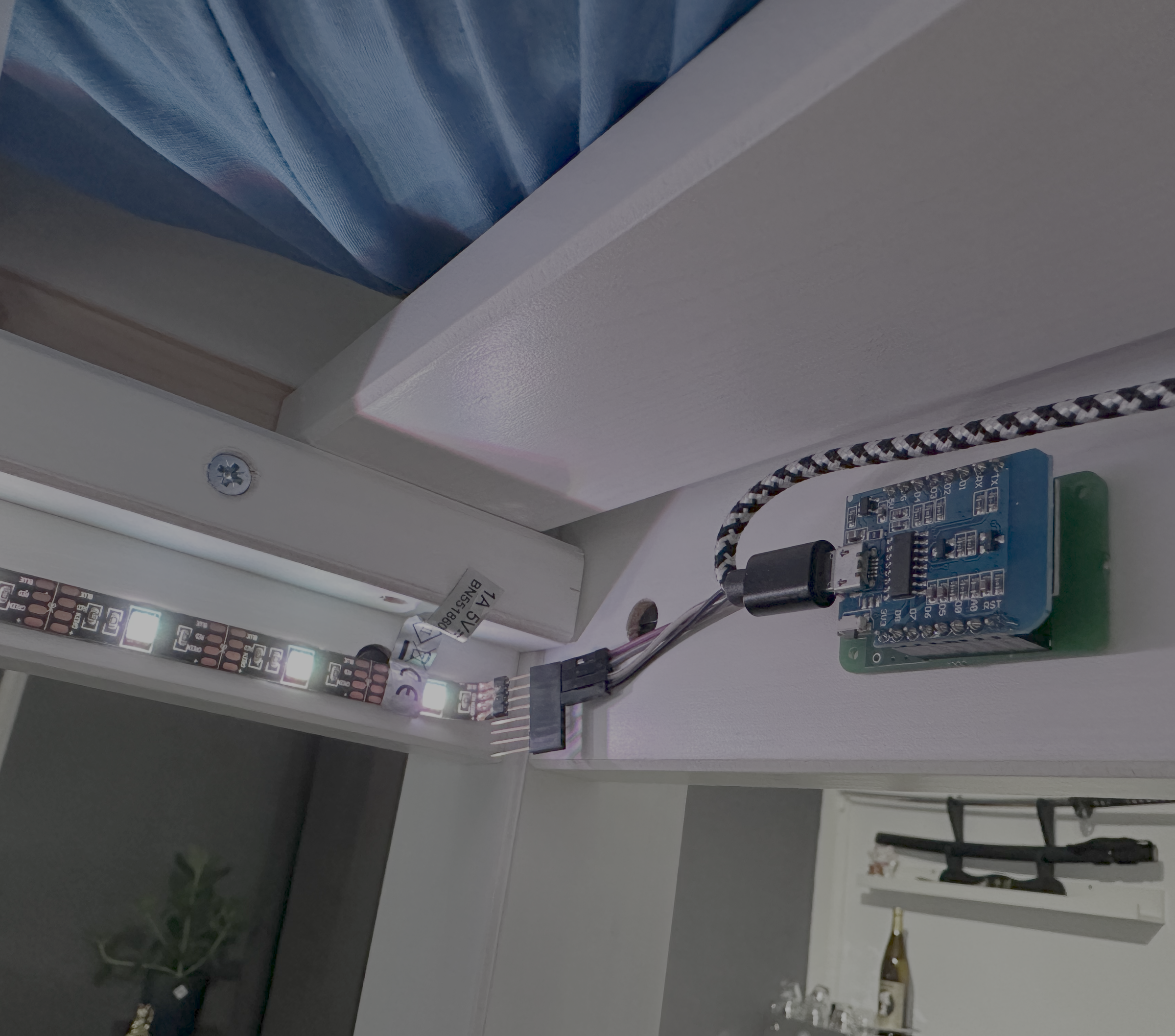 Simple RGB LED-strip Controller for Home Assistant