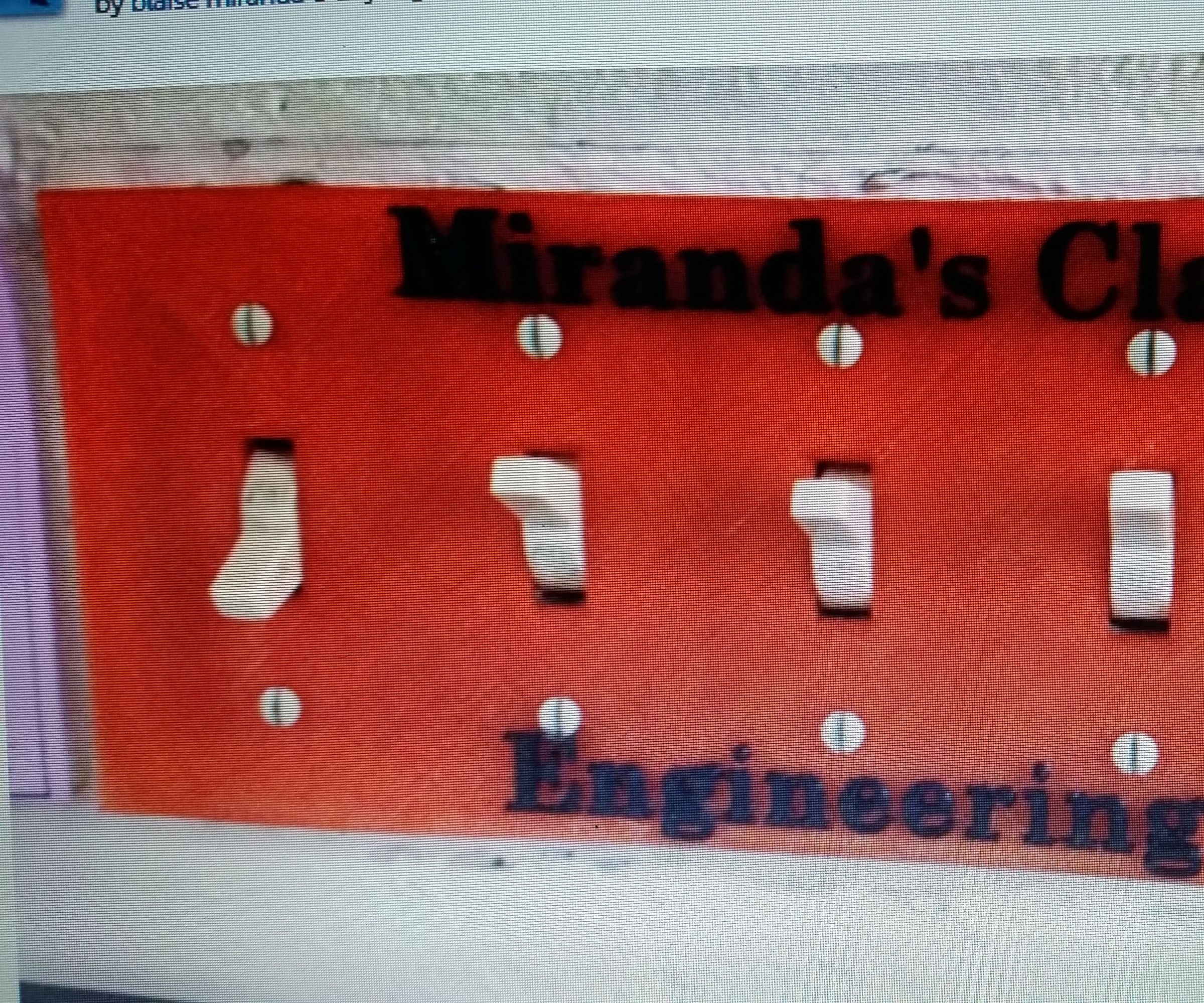 Light Switch Plate