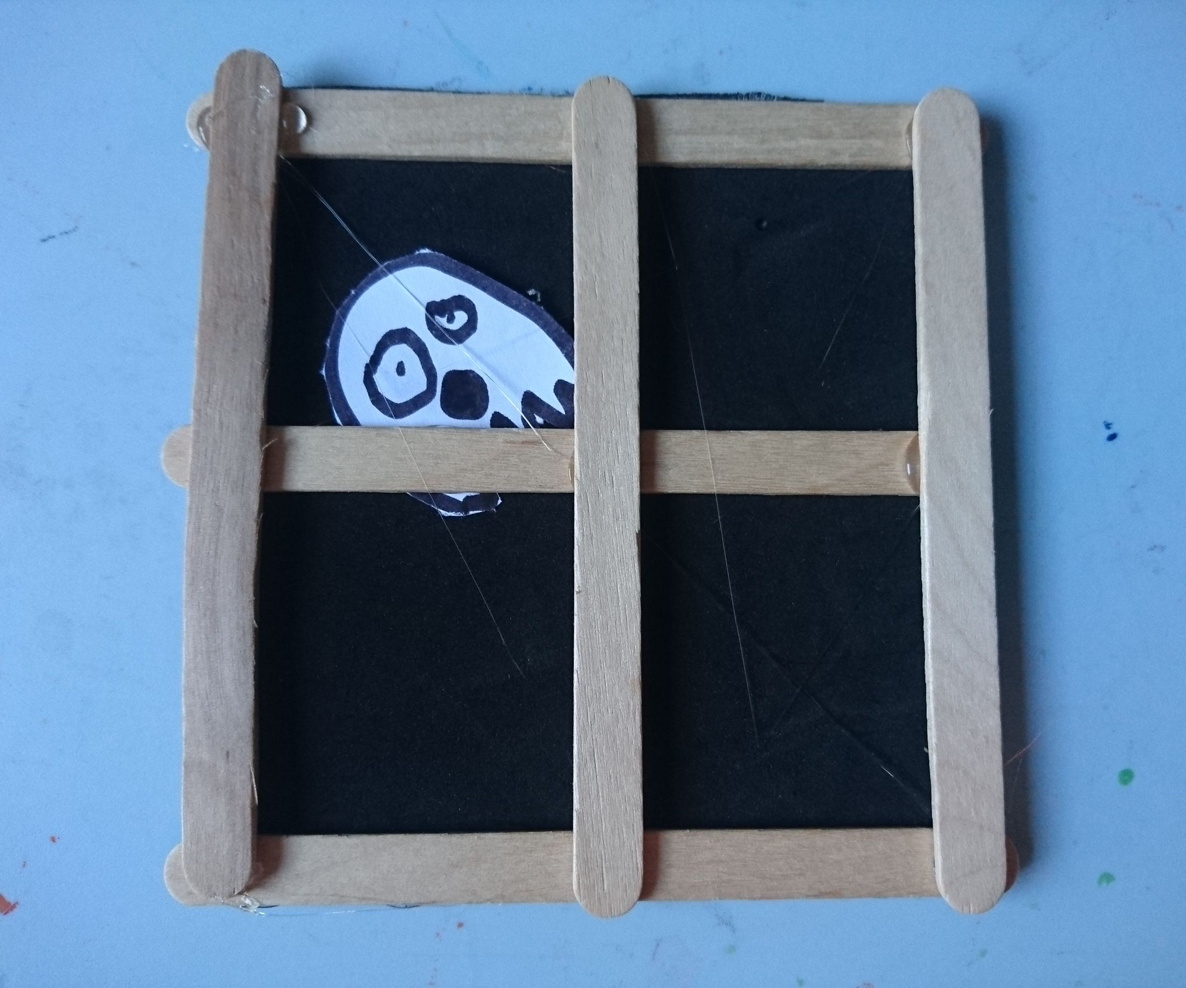 Ghost Behind a Window