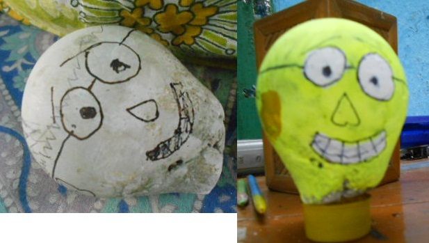 Concrete Art.making Mr. KNOWLEDGE's Head.(too Easy)