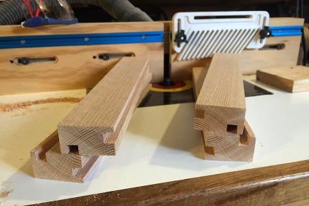 Routing Dados Into the Wood Sides