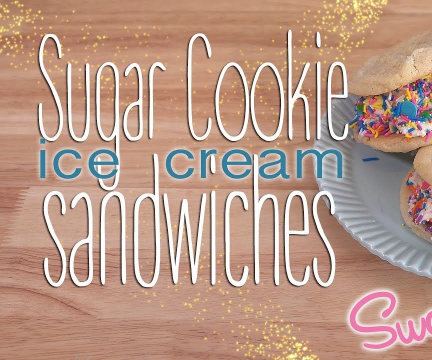 Sugar Cookie Ice Cream Sandwiches