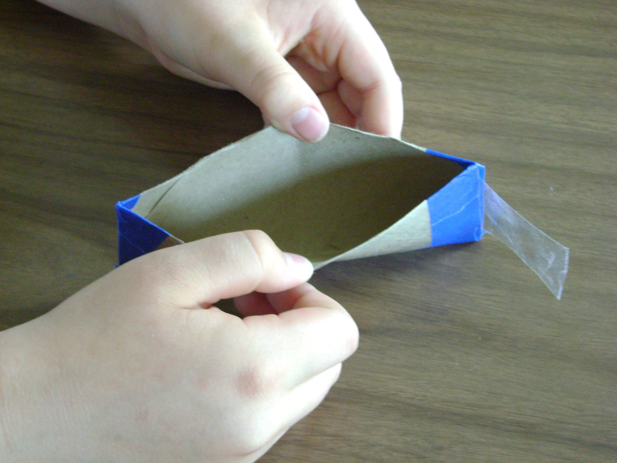 Paper Towel Tube Wallet.