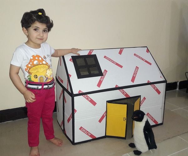 Cute Cardboard House