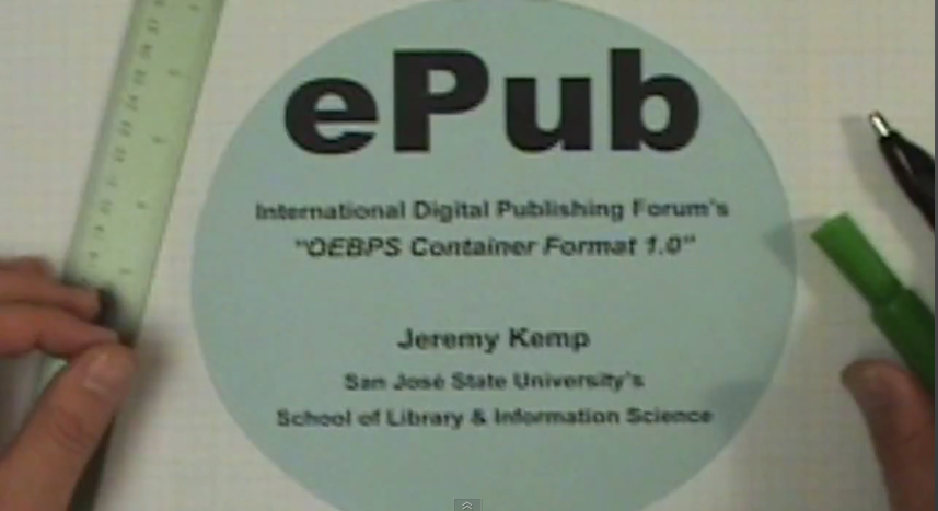 IPad EBook Format Overview of the .epub File