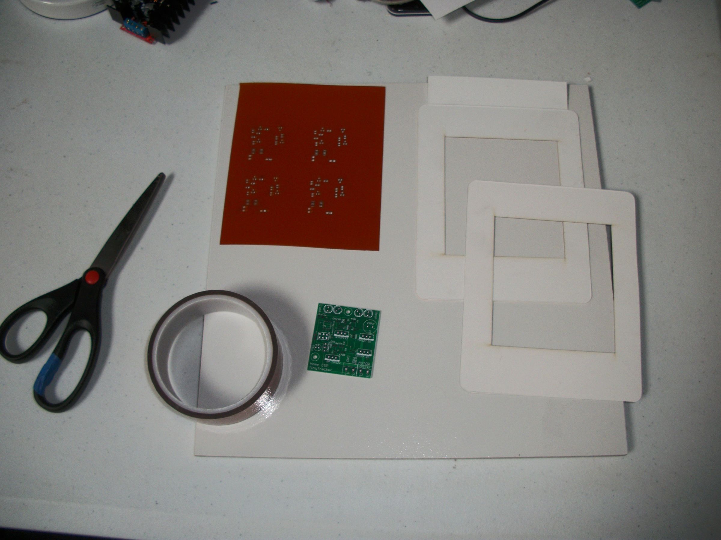Building  an SMD PCB Stencil and Frame With Eagle Software