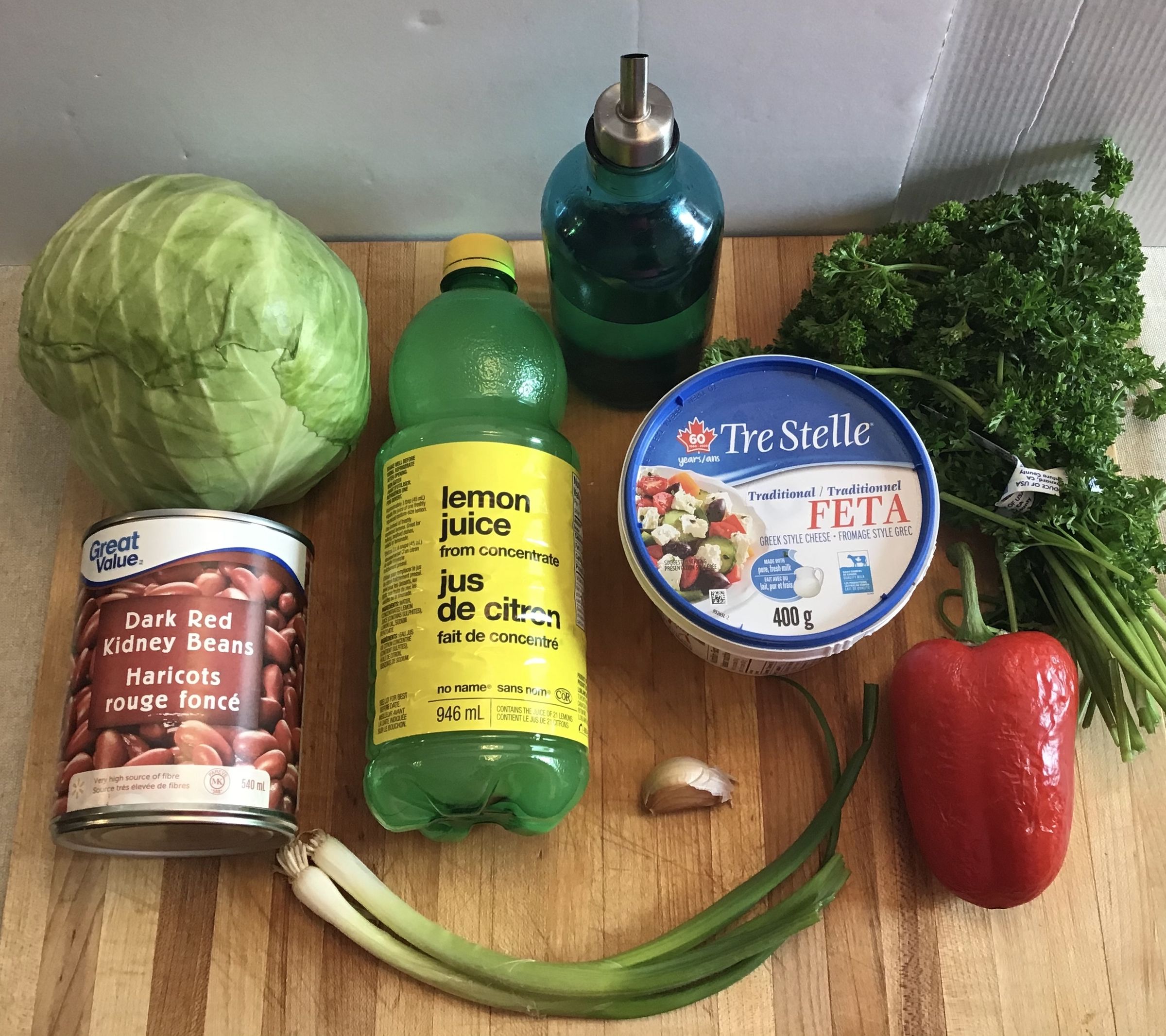 Red Bean Salad With Feta and Peppers 5 Steps (with Pictures