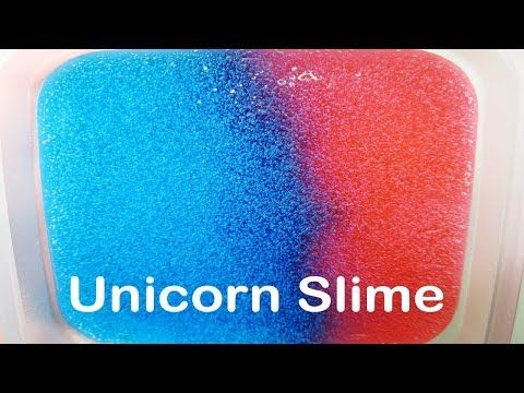 DIY Unicorn Clear Slime