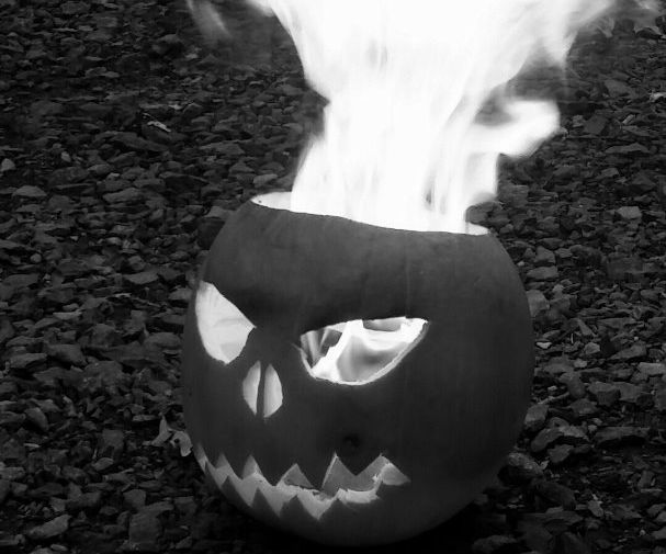 Simple Flaming Pumkin Head