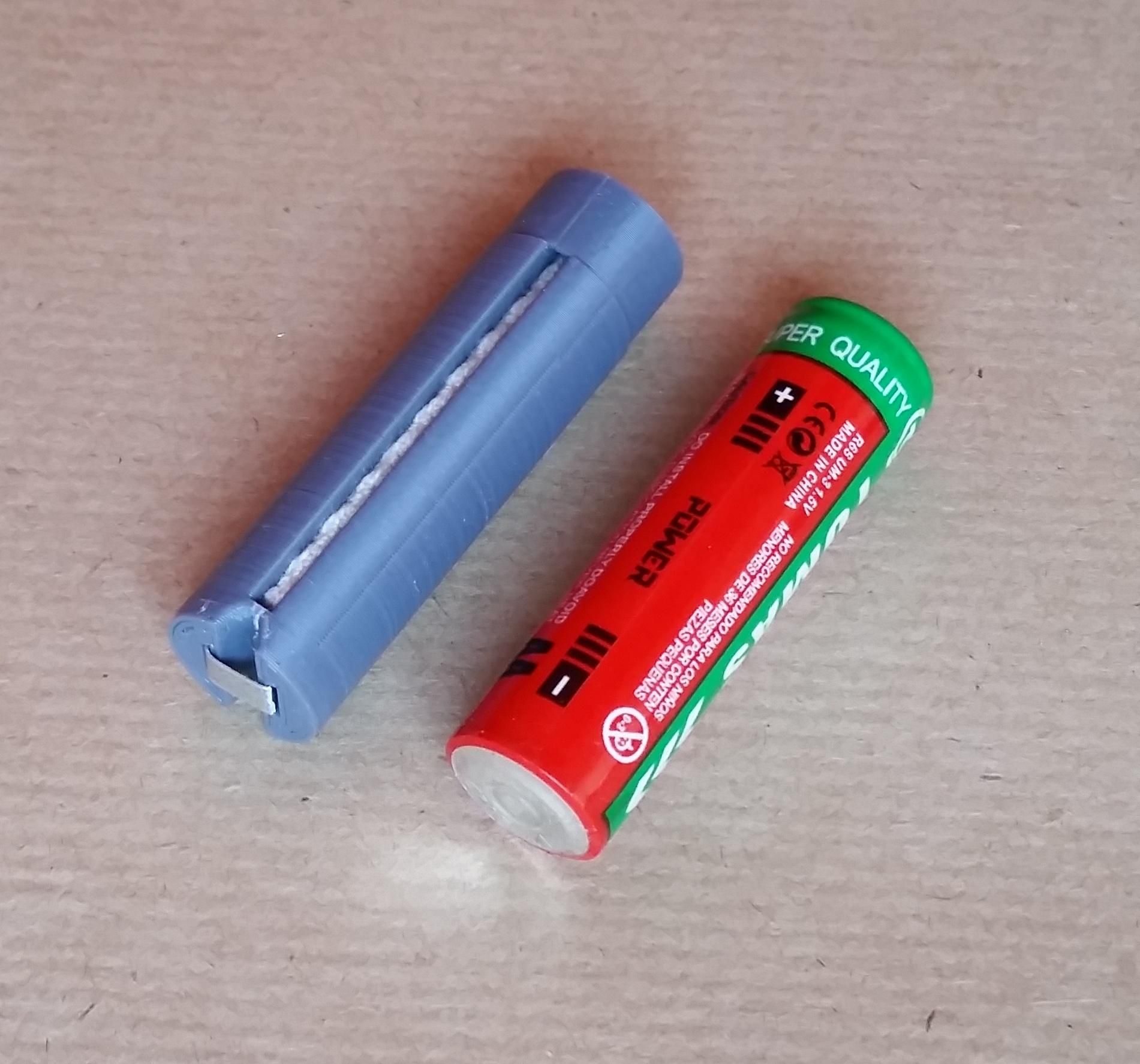 Emergency Mg/Cu Galvanic AA Battery With Tinkercad Tutorial : 8 Steps ...