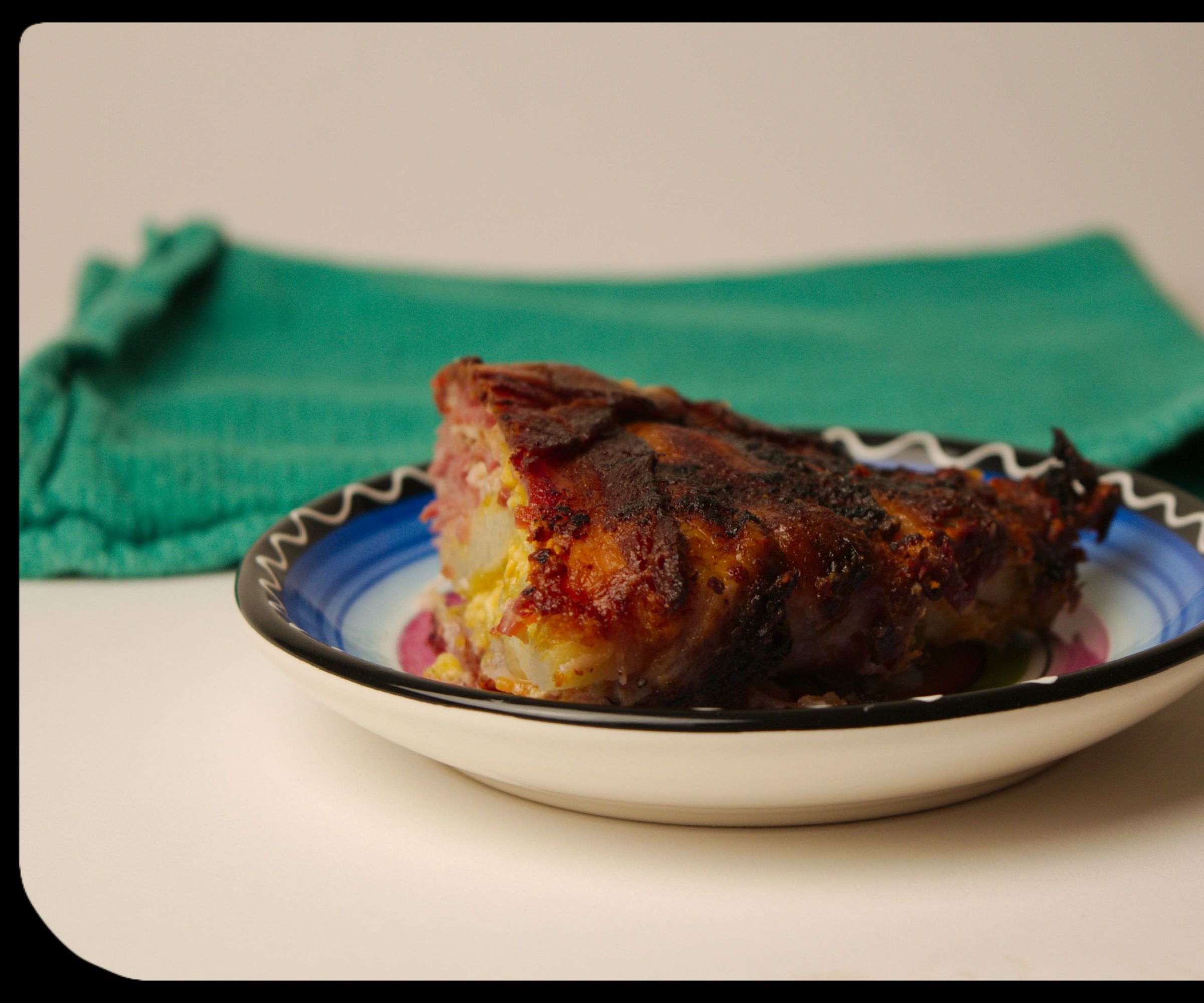 Bacon and Cheese Potato Tart