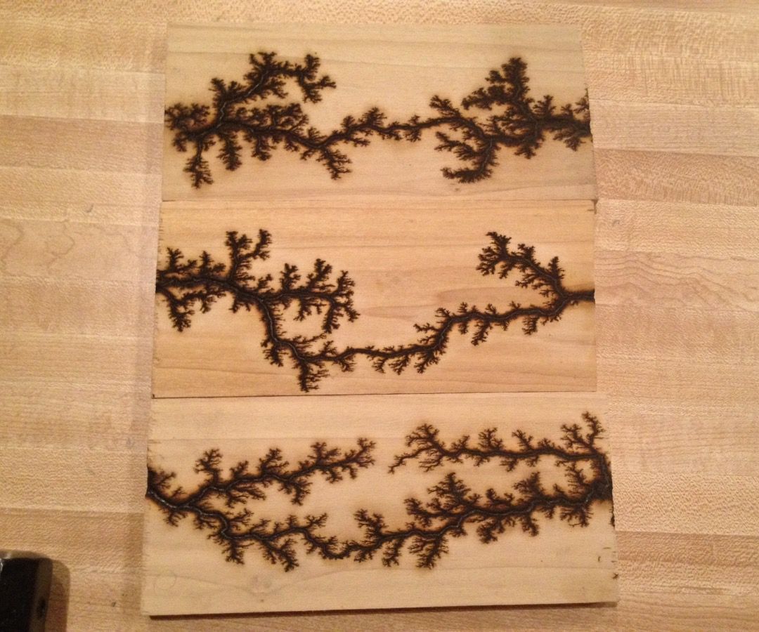 Wood Lichtenberg Figures