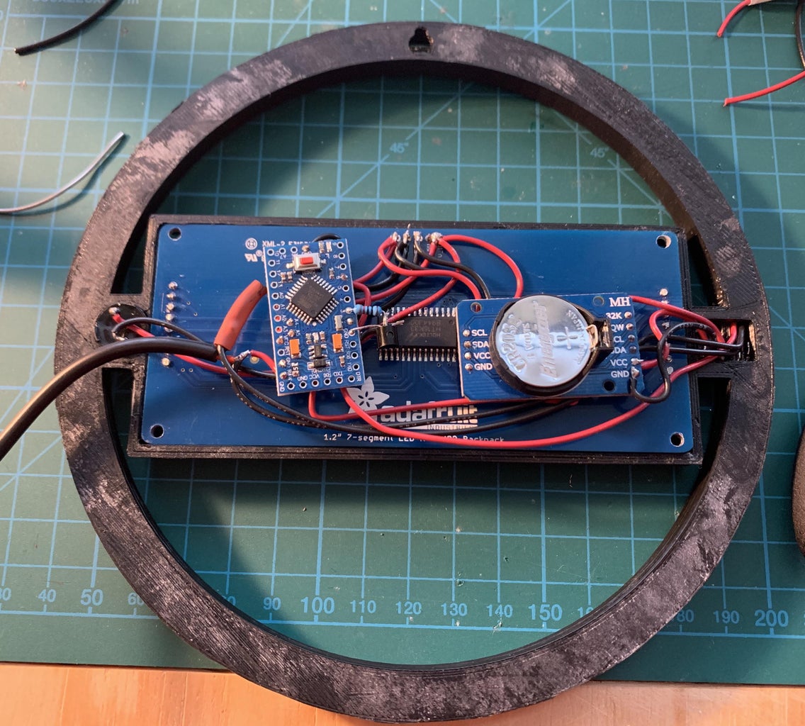 7-Segment NeoPixel Clock With Countdown Timer : 8 Steps (with Pictures ...