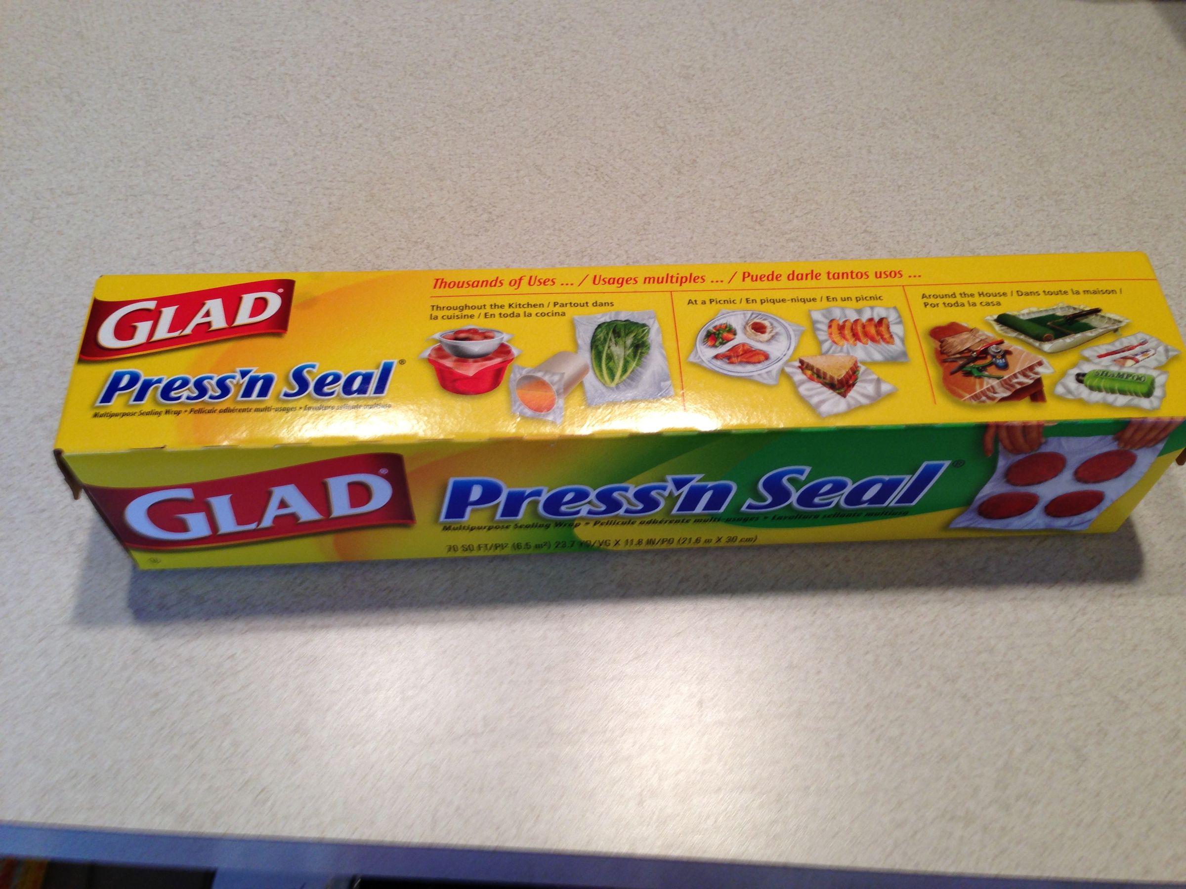 Glad Press'n Seal, Peel and Stick Shirt Protector (For a  Messy Eater)