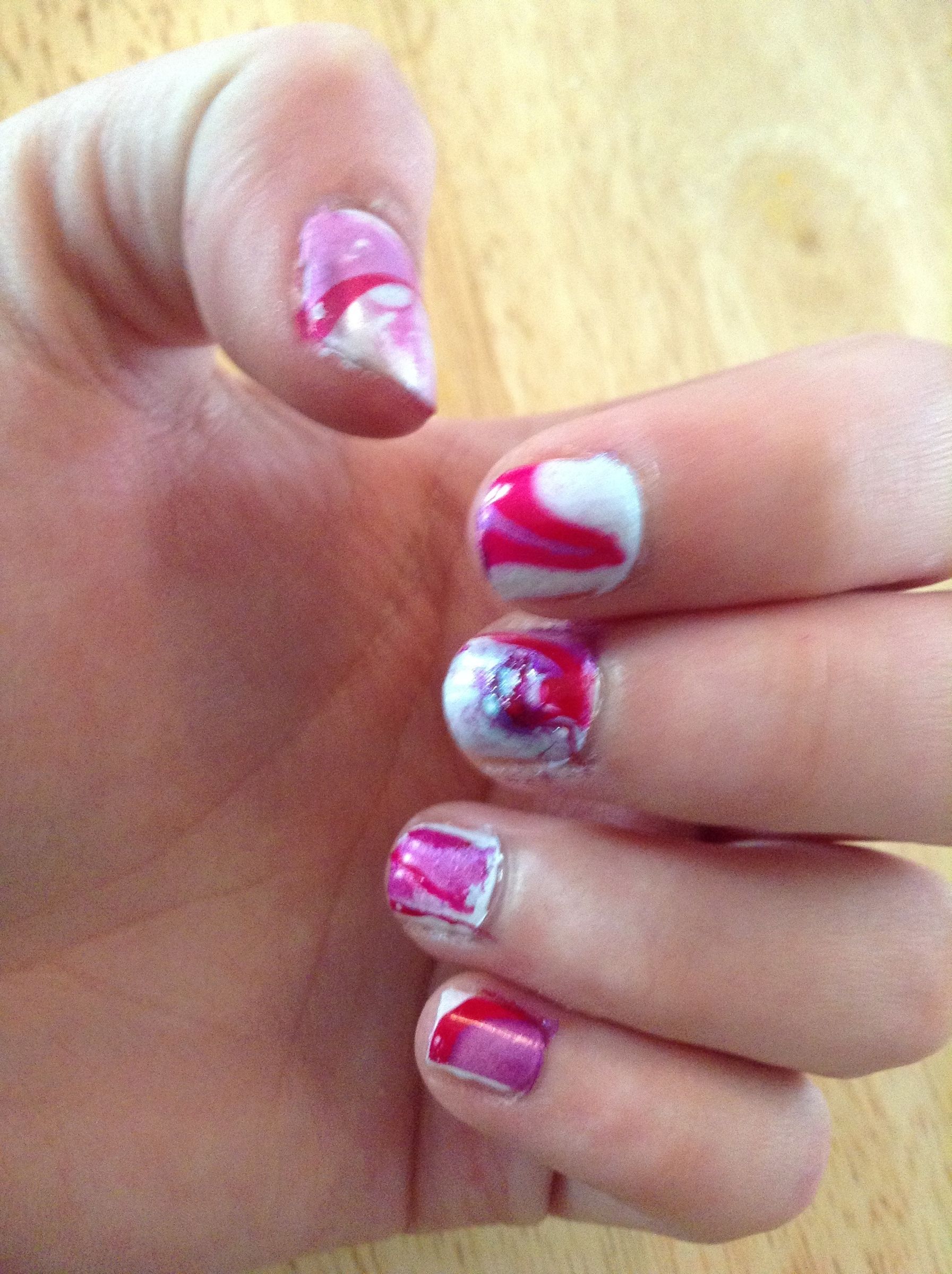 Water Marble Nails 10 Steps Instructables