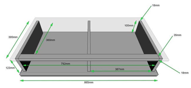 Doll's House Construction the Base & Drawer Unit