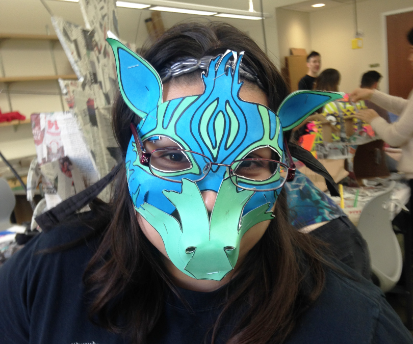 Designing and Making a Zebra Mask With Simple Materials