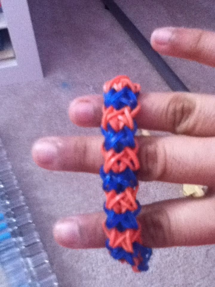 How to Make Rainbow Loom Double X Cross