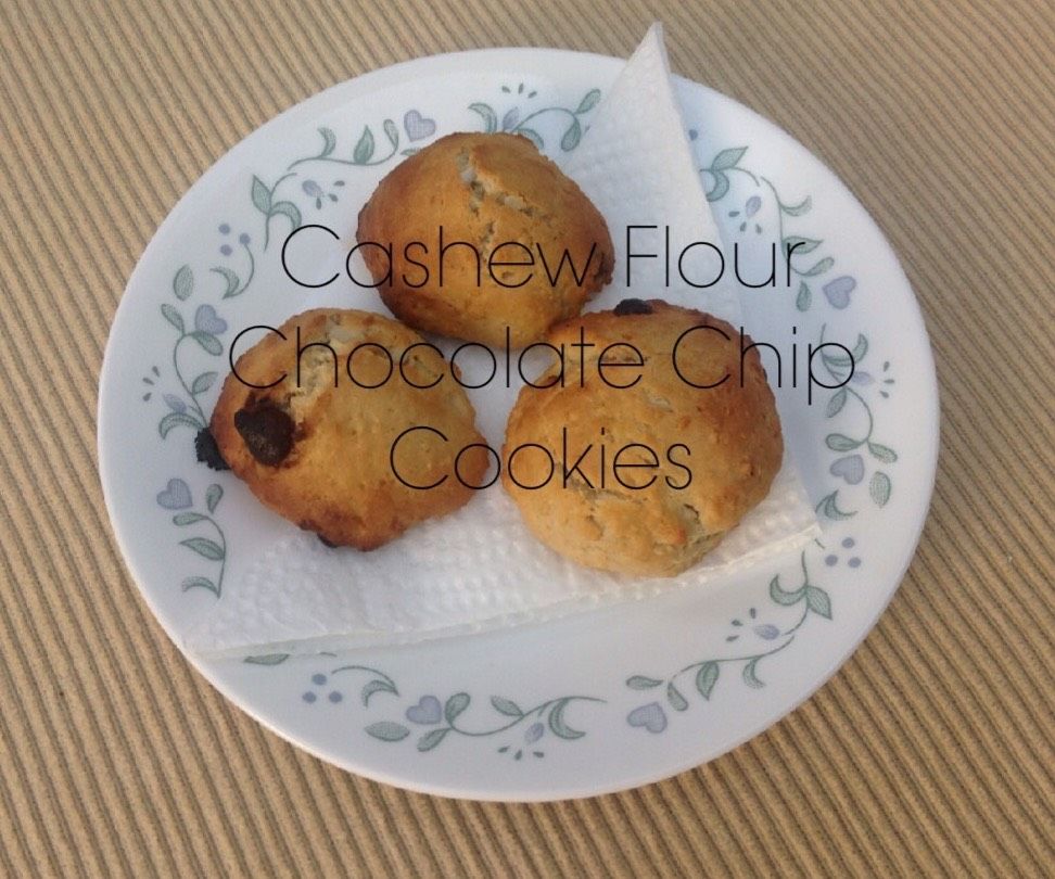 Cashew Flour Chocolate Chip Cookies