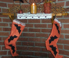 How to Sew a Primitive Halloween Stocking