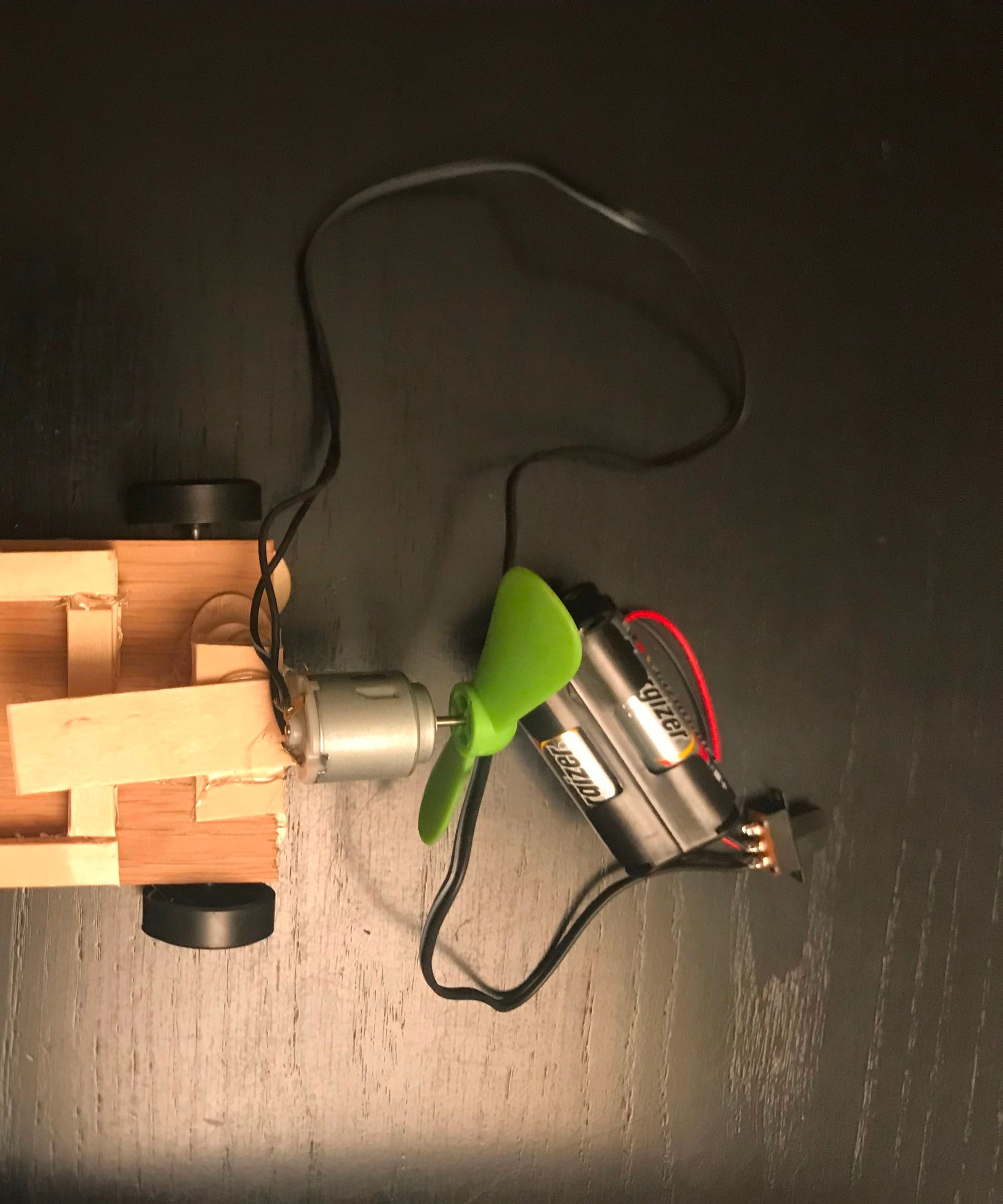 Battery Powered Car With Motor