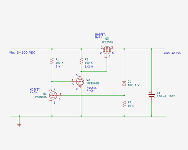 LDO Voltage Regulator, 3 MOSFETs and a Zener : 3 Steps - Instructables