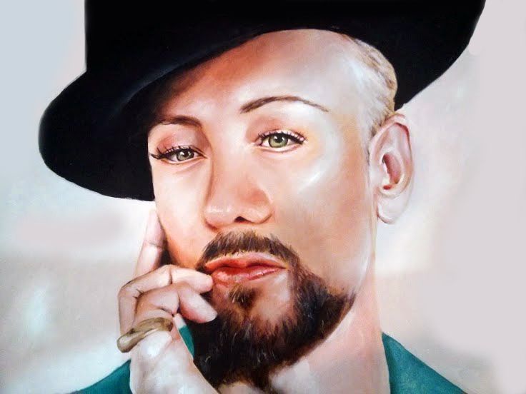 How to Paint Boy George