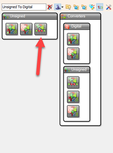 In Visuino Add Components
