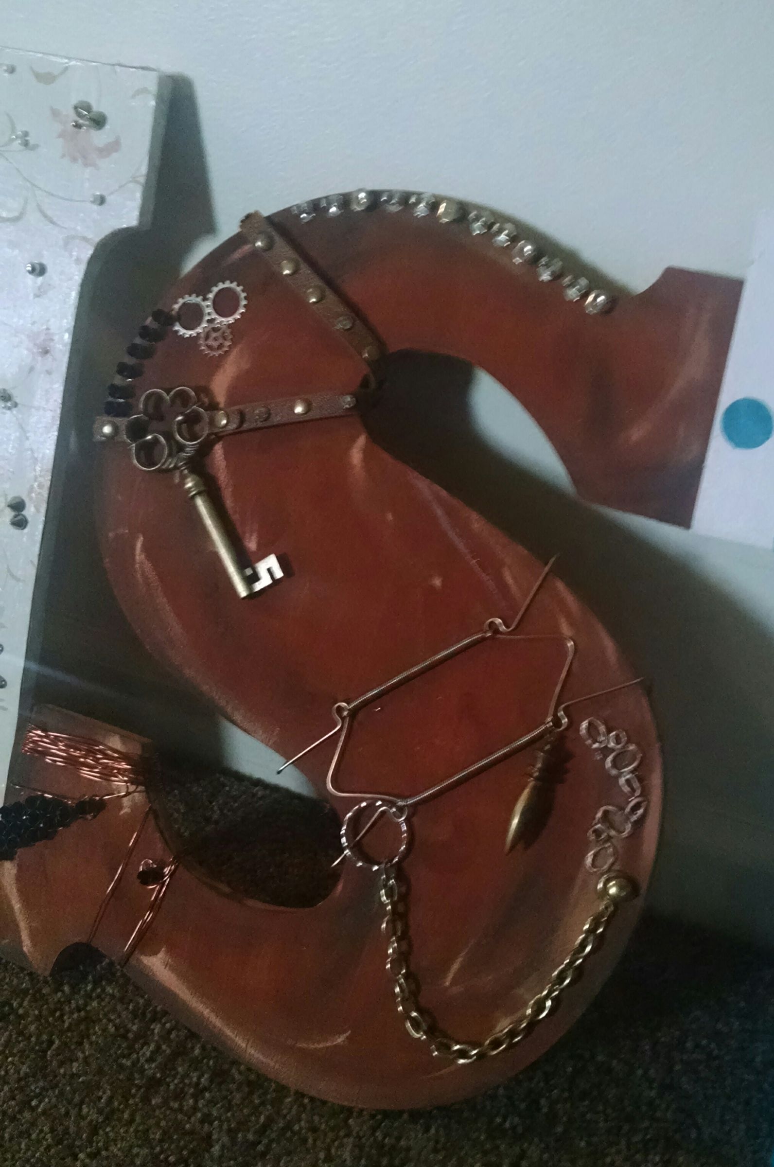 Diy Steampunk Hanging Letter