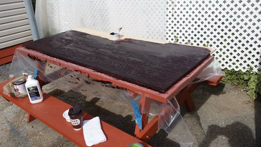 Cut the Wood, Finish the Edges and Paint It!