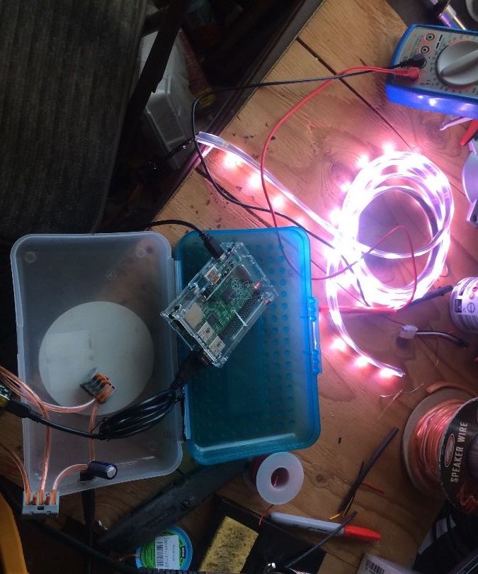 Wireless Phone Remote-Controlled LED Strips: RasPi W/ Fadecandy Driver W/ WS2811/WS2812 Addressable LED Strips W/ TouchOSC Smartphone App W/ Iphone or Droid