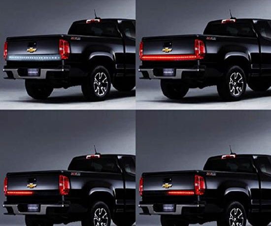 Install IJDMTOY Truck LED Tailgate Strip Light Bar
