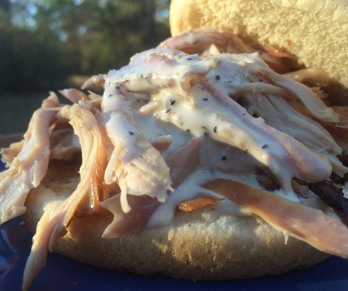 Ultimate Pulled Chicken Sandwich