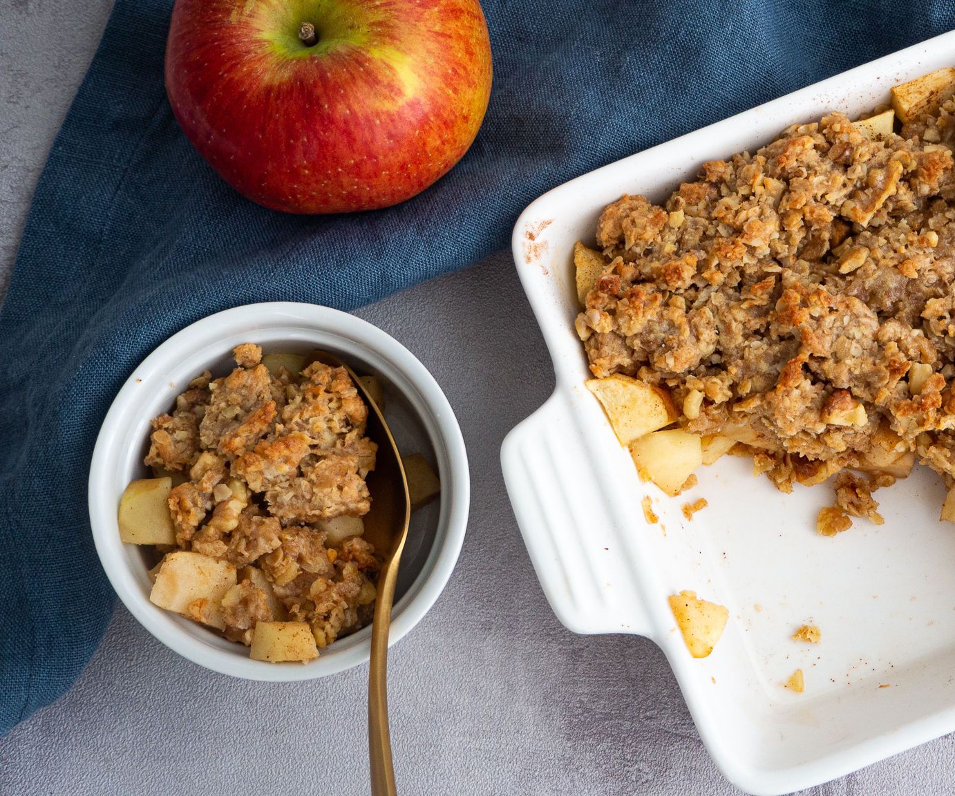 Apple Crumble With Oats