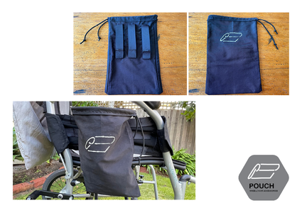Pouch Sack Made for Molle System, Part of Pouch Wheelchair Accessories