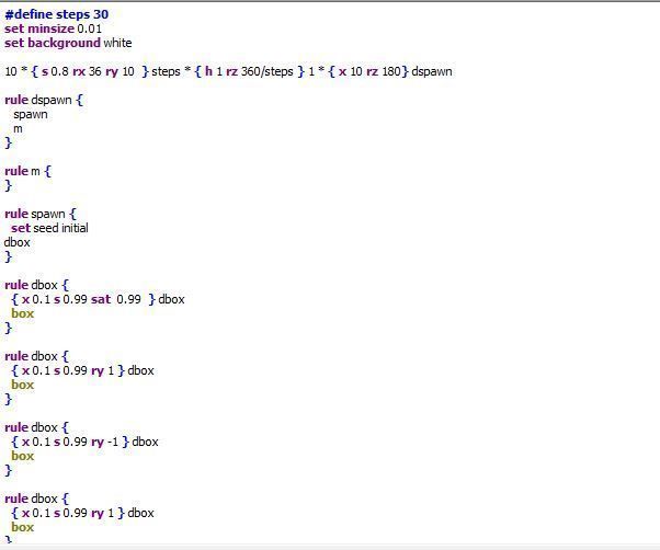 3D Design Using Coding (EisenScript)