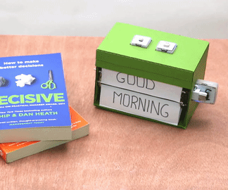 How to Make a Greeting Clock 