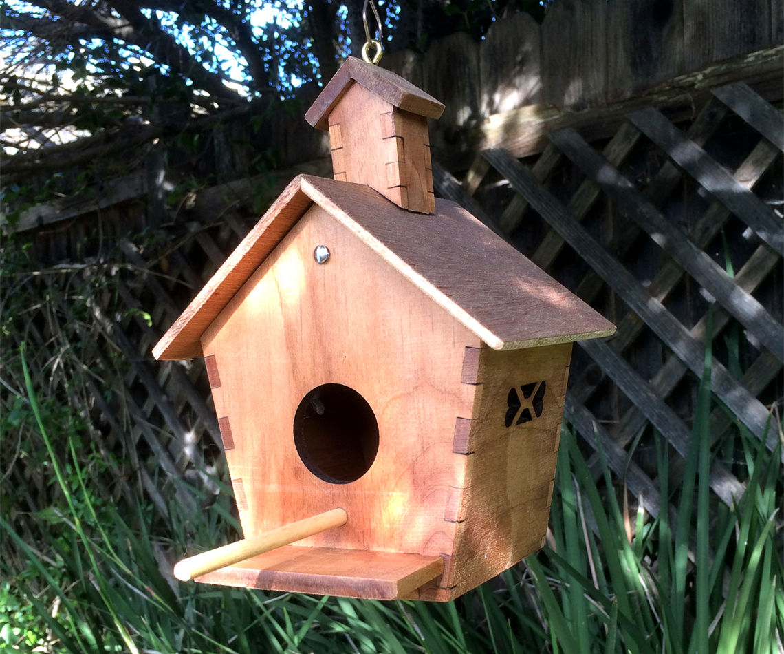 Make a Birdhouse Using the Laser Cutter