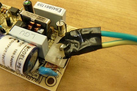 Soldering the Inverter's Power Input