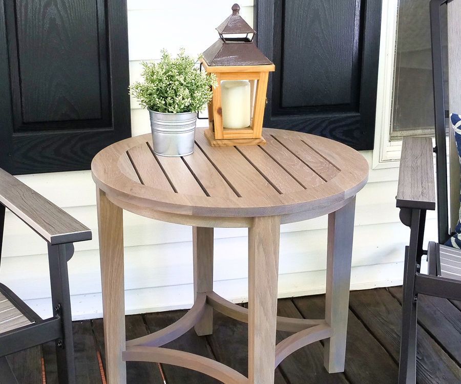 How to Make an Outdoor Side Table