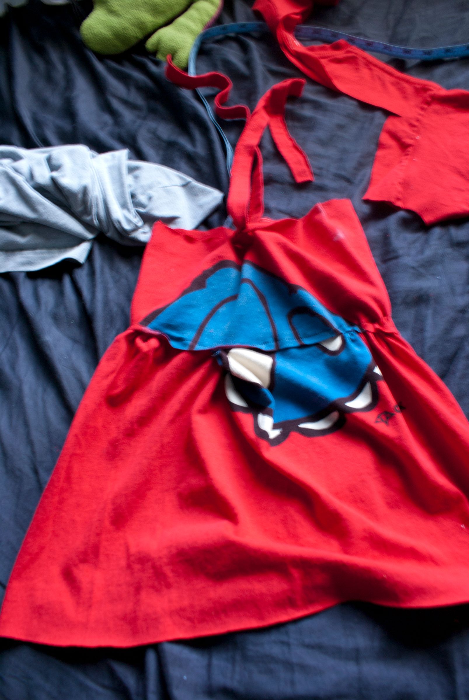 Toddler Empire Dress Made From an Adult T-shirt